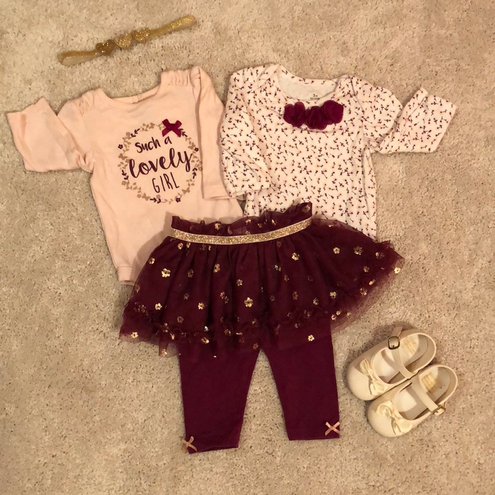 Baby Starters onesie and tutu outfit